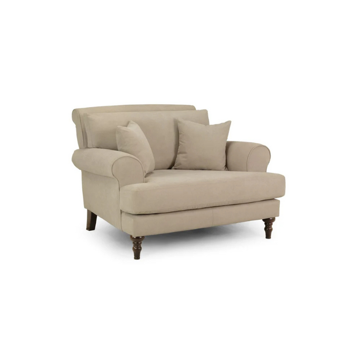Summer Sofa Beige Armchair – Modern Comfort in a Compact Design
