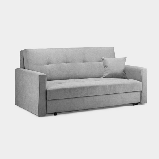 Viva Sofabed Grey 3 Seater – Spacious Seating with Practical Guest Bed Functionality