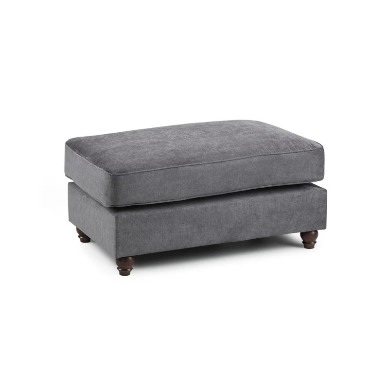 Windsor Fullback Sofa Grey Footstool – Versatile Comfort with Timeless Style