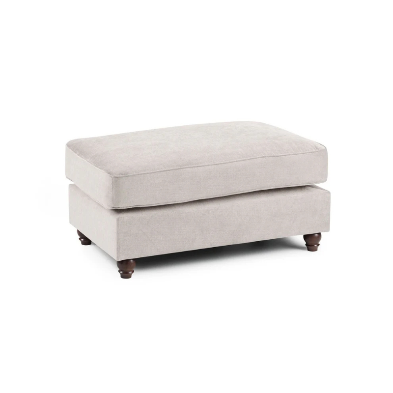 Windsor Fullback Sofa Stone Footstool – Versatile Comfort with Timeless Style