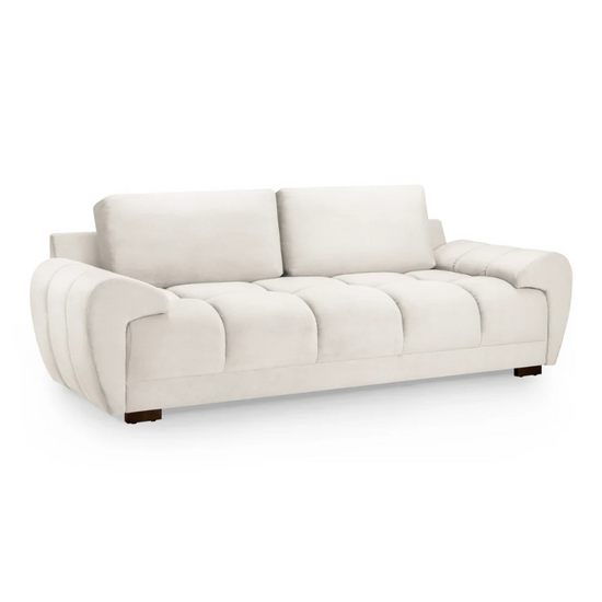 Azzuro Sofa Cream 3 Seater – Modern Elegance with Lasting Comfort