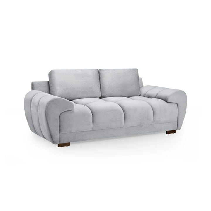 Azzuro Sofa Grey 2 Seater – Compact Style with Everyday Comfort