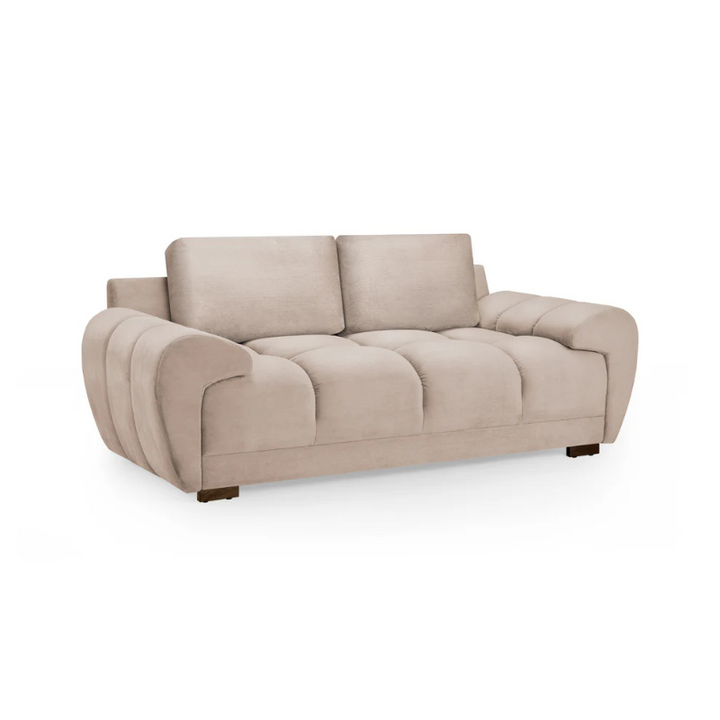 Azzuro Sofa Mocha 2 Seater – Compact Style with Warmth and Comfort