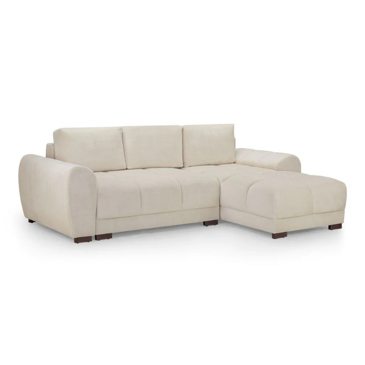 Azzuro Sofabed Cream Universal Corner – Elegant Sofa with Practical Sofabed Functionality