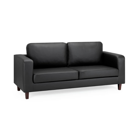 Box Sofa – 3 Seater Black - Modern Minimalist Sofa