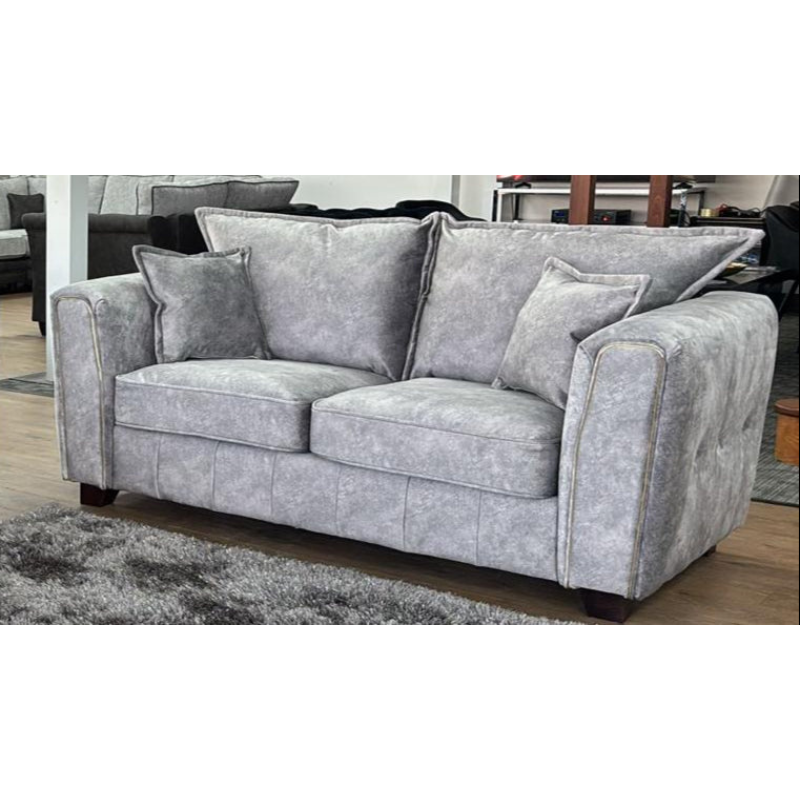 Serena 2 Seater Sofa – Grey | Compact & Stylish Sofa for Modern Living Rooms