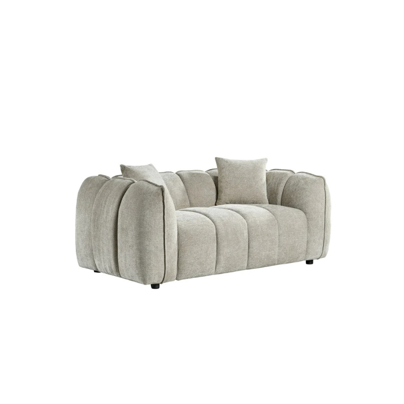 Venice 2 Seater Sofa – Beige | Compact & Elegant Sofa for Modern Living Spaces