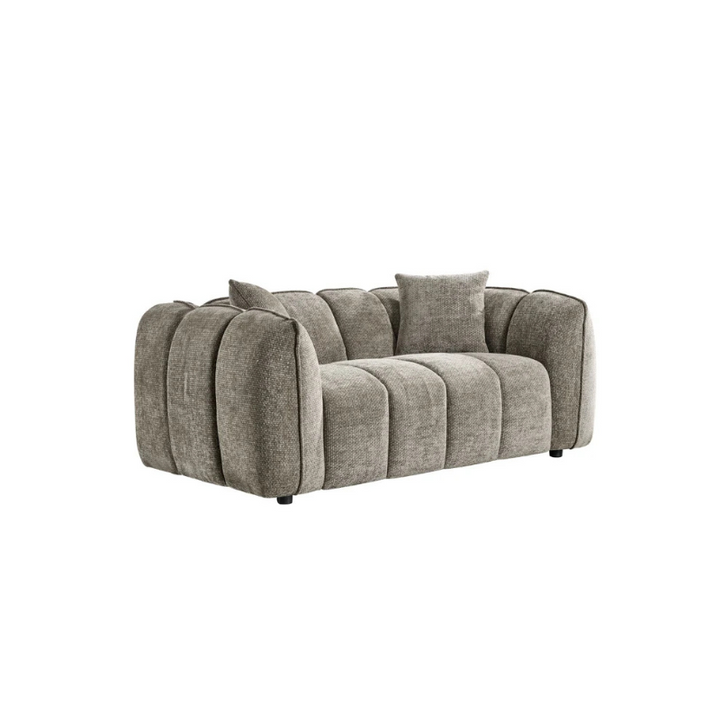 Venice 2 Seater Sofa – Mocha | Compact Mocha Fabric Sofa for Cosy Living Spaces