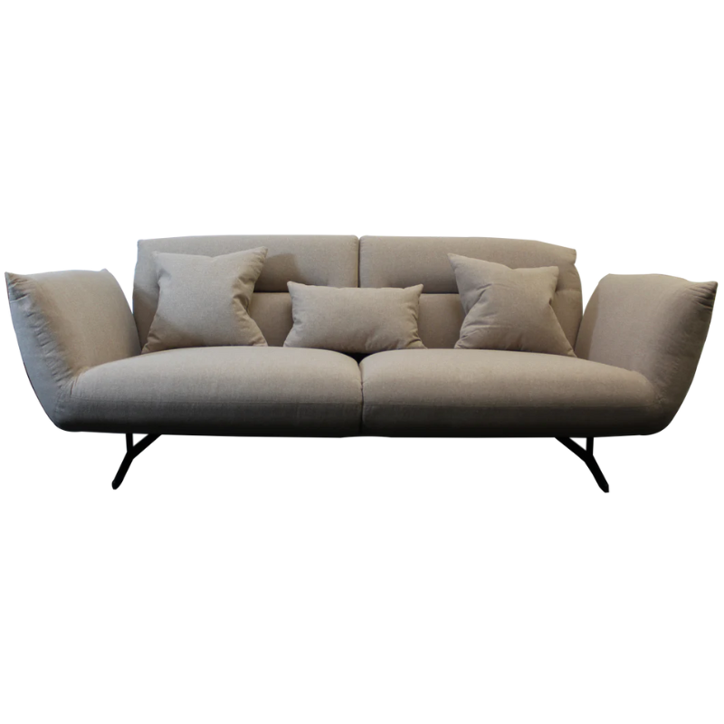 Myles 3-Seater Sofa – Modern Fabric Sofa with Spacious Comfort