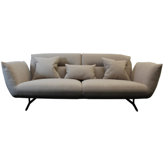 Myles 3-Seater Sofa – Modern Fabric Sofa with Spacious Comfort