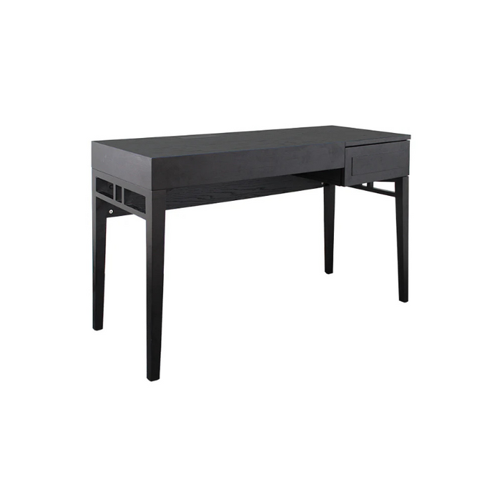 Elsa Desk – Black Oak | Modern Minimalist Work Desk for Home and Office