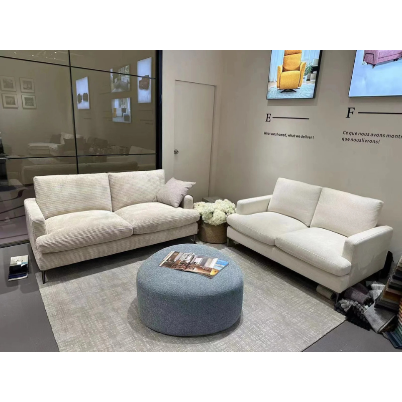 Belfast Beige 2-Seater Sofa | Compact Comfort & Timeless Elegance