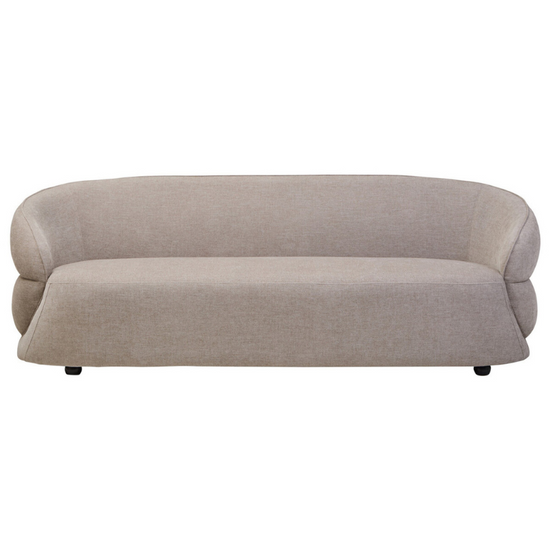 Daphne Taupe Chenille 3 Seater Sofa | Soft Upholstered Modern Lounge Sofa