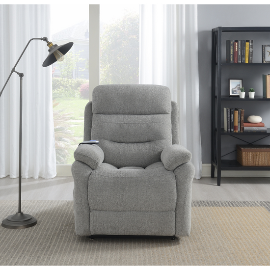 Arianna Light Grey Lift & Rise Chair | Comfortable Electric Recliner Chair