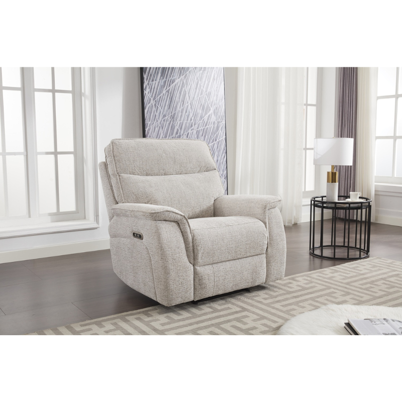Barrington Beige Power Recliner Chair | Electric Comfort Chair
