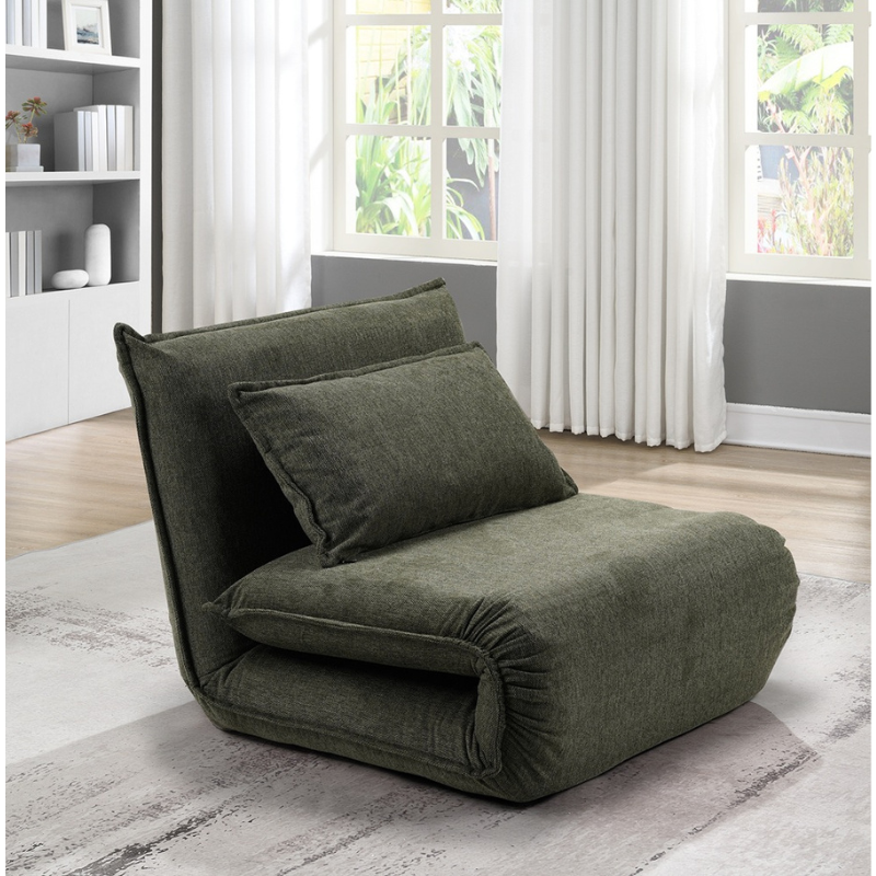 Corso Green Sofa Bed | Stylish & Functional Fabric Sofa