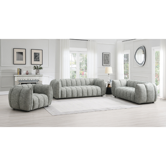 Lilac Winter Moss Lifestyle Sofa Set | 3+2+1 Modern Fabric Suite