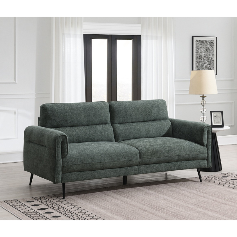 Oakley Moss 3 Seater Sofa | Modern Fabric Sofa with Natural Tones
