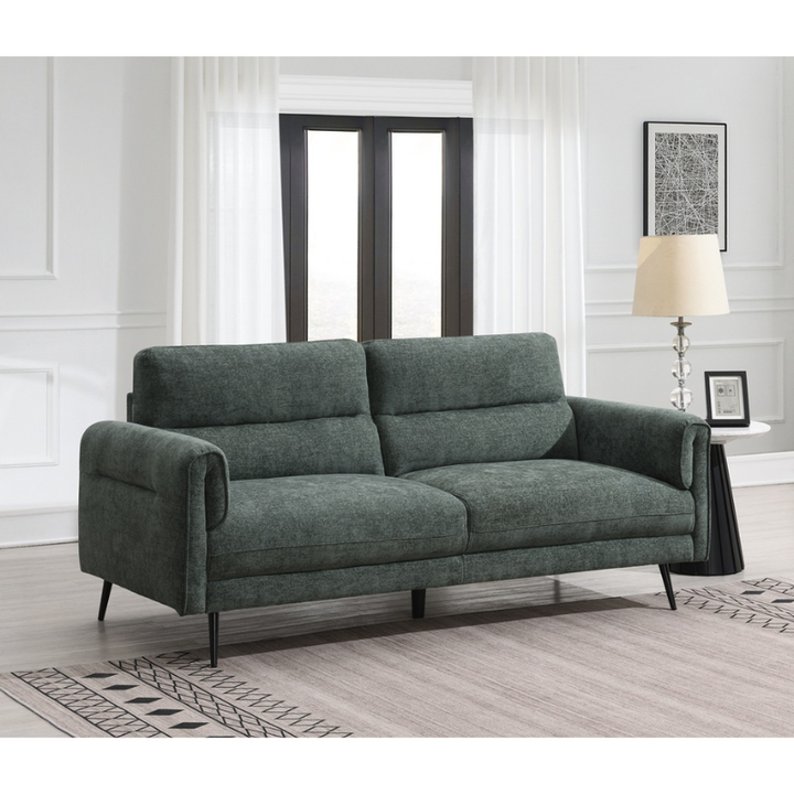 Oakley Moss 3 Seater Sofa | Modern Fabric Sofa with Natural Tones