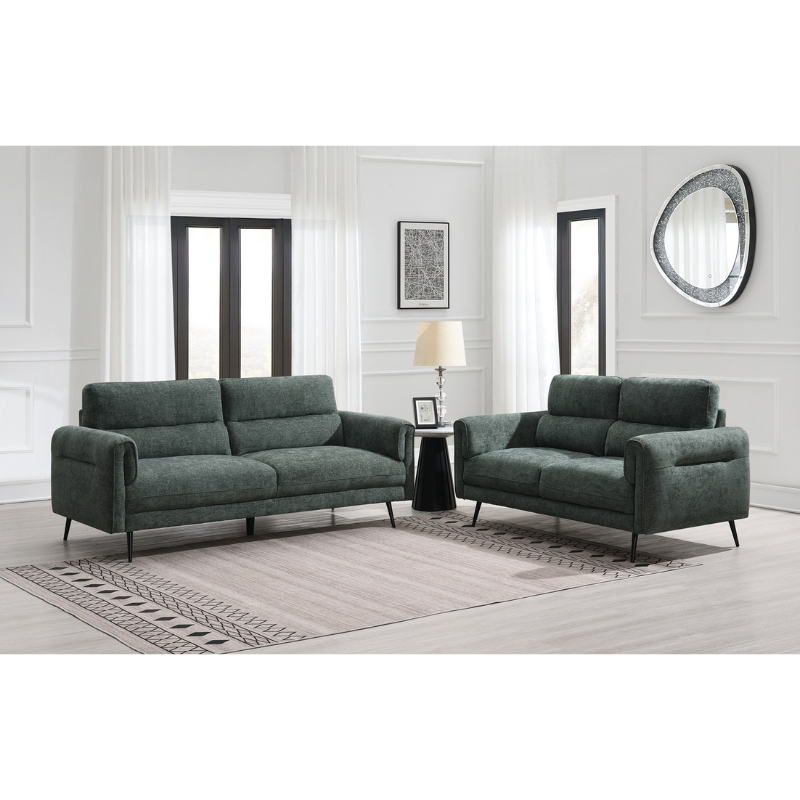 Oakley Moss Lifestyle Sofa Set | 3+2 Modern Fabric Suite