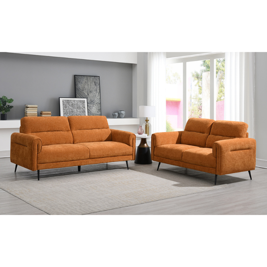 Oakley Gold Lifestyle Sofa Set | 3+2 Modern Fabric Suite