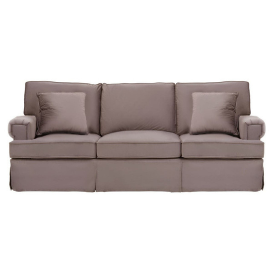 Ralph Three Seat Mink Velvet Sofa – Modern Luxury & Elegant Comfort | Luxe Living Furniture