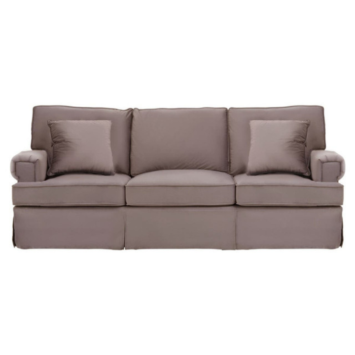Ralph Three Seat Mink Velvet Sofa – Modern Luxury & Elegant Comfort | Luxe Living Furniture