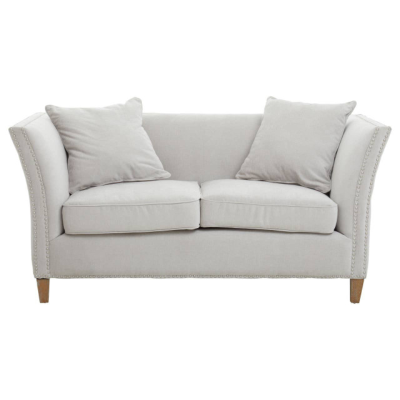Sutton Two Seat Grey Fabric Sofa – Modern Elegance & Everyday Comfort | Luxe Living Furniture
