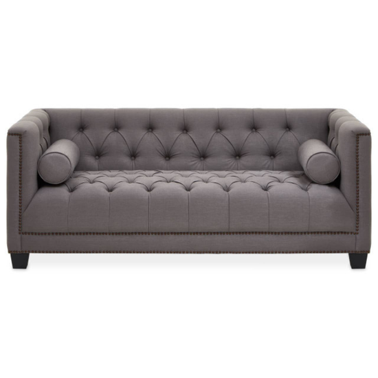 Surina 2 Seat Grey Fabric Sofa – Modern Design & Luxurious Everyday Comfort | Luxe Living Furniture