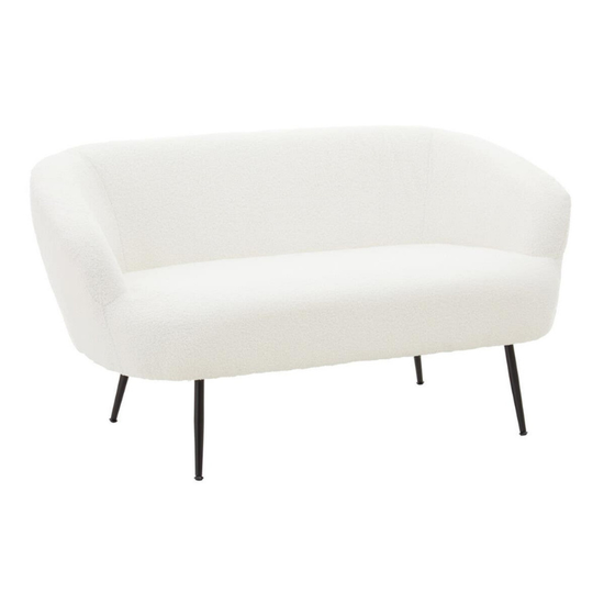 Yazmin Two Seat Sofa with Black Finish Legs – Contemporary Elegance & Everyday Comfort | Luxe Living Furniture