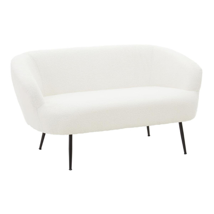 Yazmin Two Seat Sofa with Black Finish Legs – Contemporary Elegance & Everyday Comfort | Luxe Living Furniture