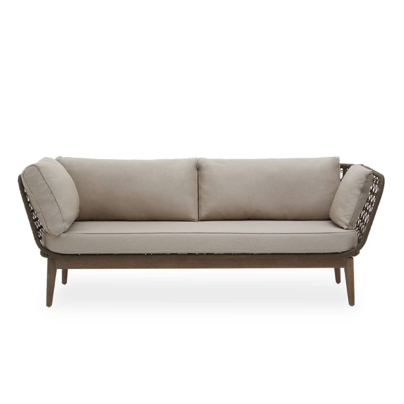 Opus Three Seat Bronze and Charcoal Sofa – Modern Luxury & Stylish Design