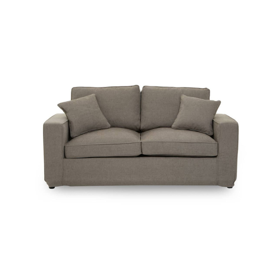 Valensole 2 Seat Grey Fabric Sofa – Modern Comfort & Stylish Design