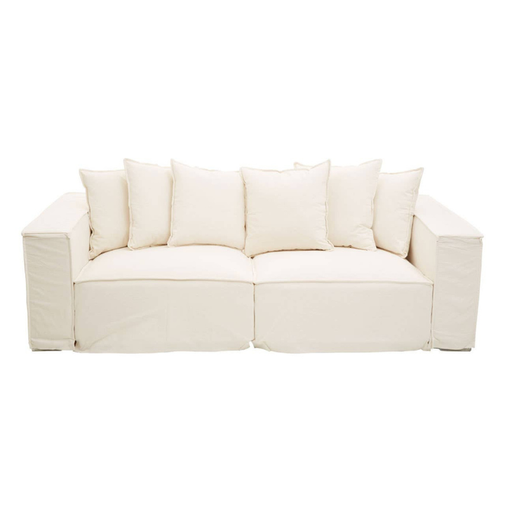 Marseille 3 Seat Cream Sofa – Modern Elegance & Luxurious Comfort