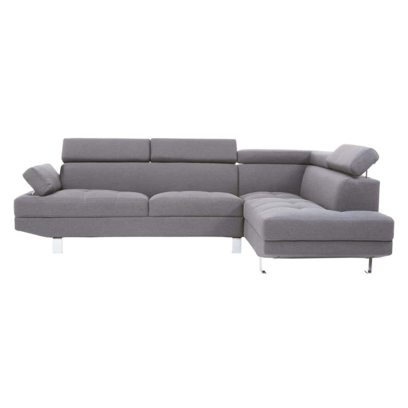Hanover Grey Linen Corner Sofa – Modern Comfort & Timeless Design
