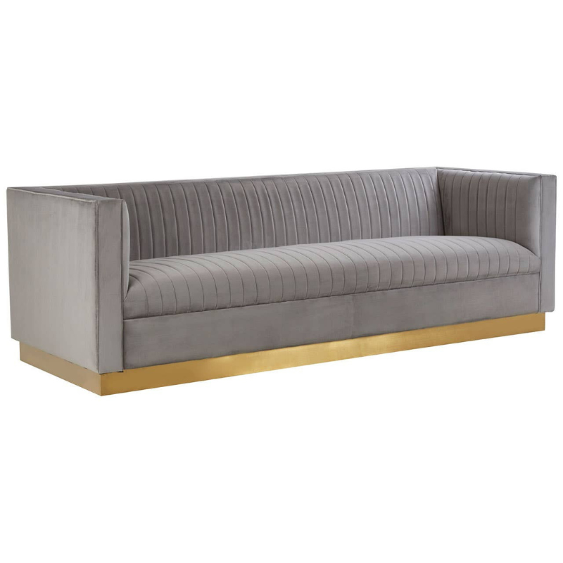 Opal 3 Seat Grey Sofa – Contemporary Style & Everyday Comfort
