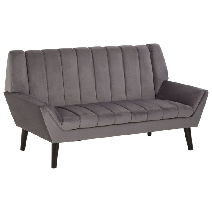 Savina 2 Seat Grey Sofa – Modern Comfort & Sleek Design