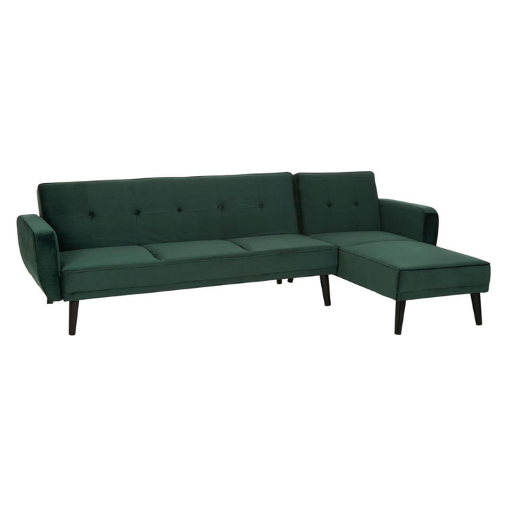 Serene 3 Seat Green Sofa Bed – Modern Comfort & Versatile Design