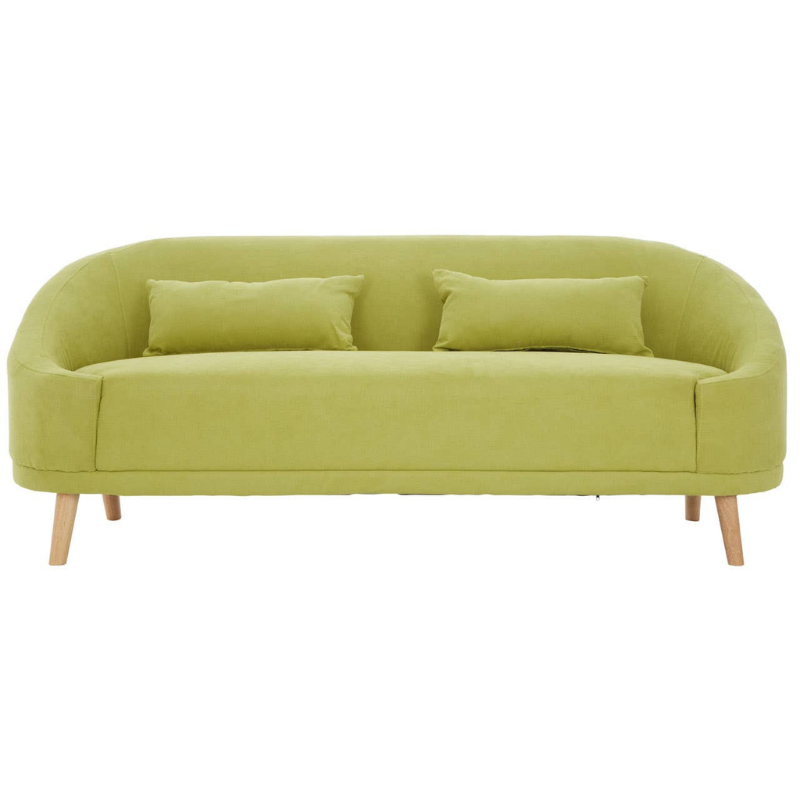 Holland Green Linen Sofa – Modern Elegance & Relaxed Comfort