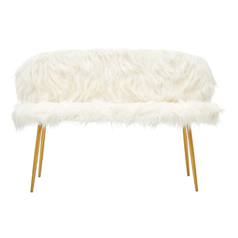 Sienna Sofa with Gold Finish Legs – Chic Style & Comfortable Seating