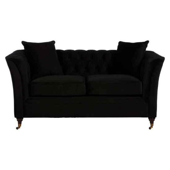 Sabrina 2 Seat Onyx Sofa – Sleek Design & Comfortable Seating
