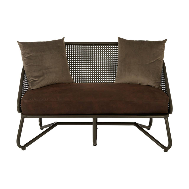 New Foundry 2 Seat Sofa with Curved Legs – Industrial Elegance & Cozy Comfort