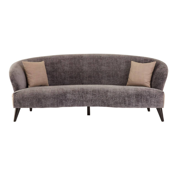 Reine 3 Seat Grey Velvet Sofa – Contemporary Style & Plush Comfort