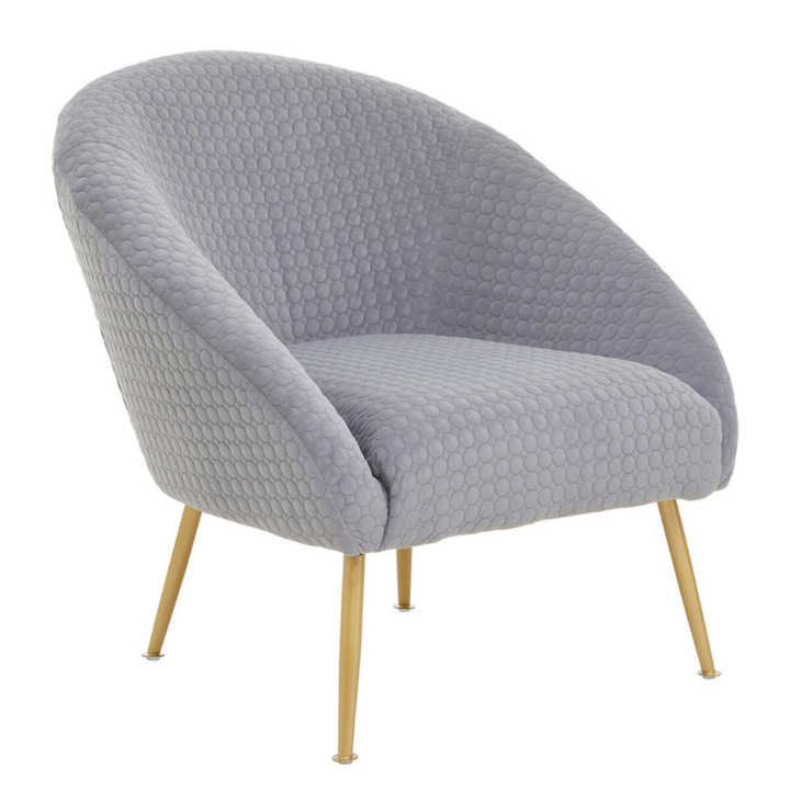 Tania Grey Occasional Chair – Contemporary Comfort with Refined Simplicity