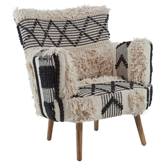 Cefena Berber Style Armchair – Timeless Craftsmanship with Modern Comfort