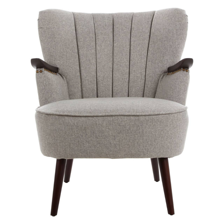 Hampstead Taupe Fabric Armchair – Refined Classic Style with Soft, Neutral Comfort