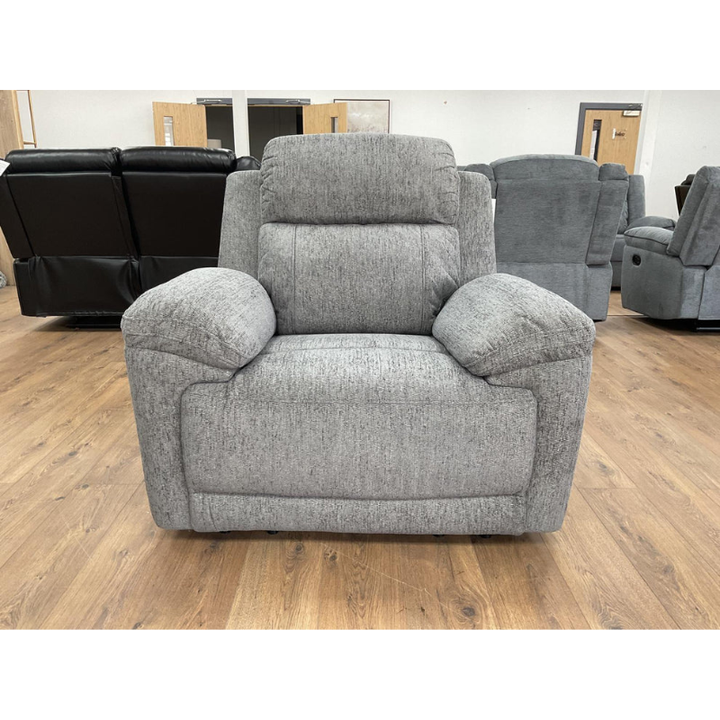 Owen Electric Recliner Grey Armchair – Contemporary Comfort with Effortless Relaxation