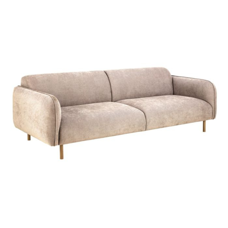 Westham 3 Seater Sofa in Fay Beige Fabric – Contemporary Comfort with Timeless Style