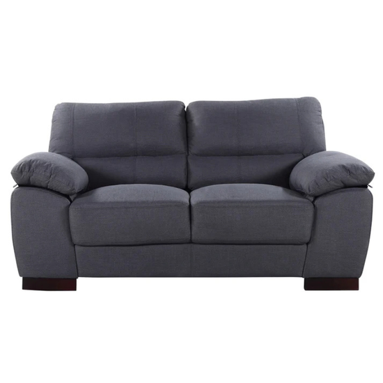 Ash Woven Fabric 2 Seater Sofa – Contemporary Comfort with Modern Style