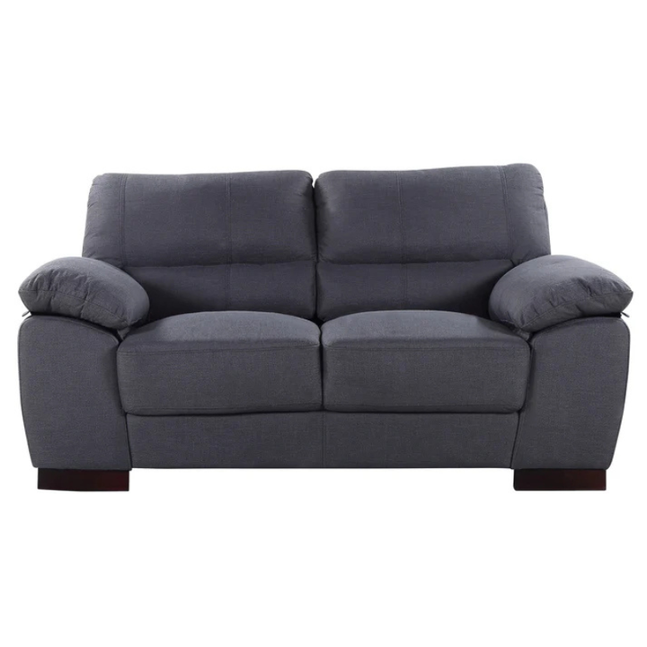 Ash Woven Fabric 2 Seater Sofa – Contemporary Comfort with Modern Style